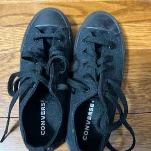 Converse Classic Black Lace-Up Sneakers kids